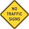 No Traffic Signs Clip Art